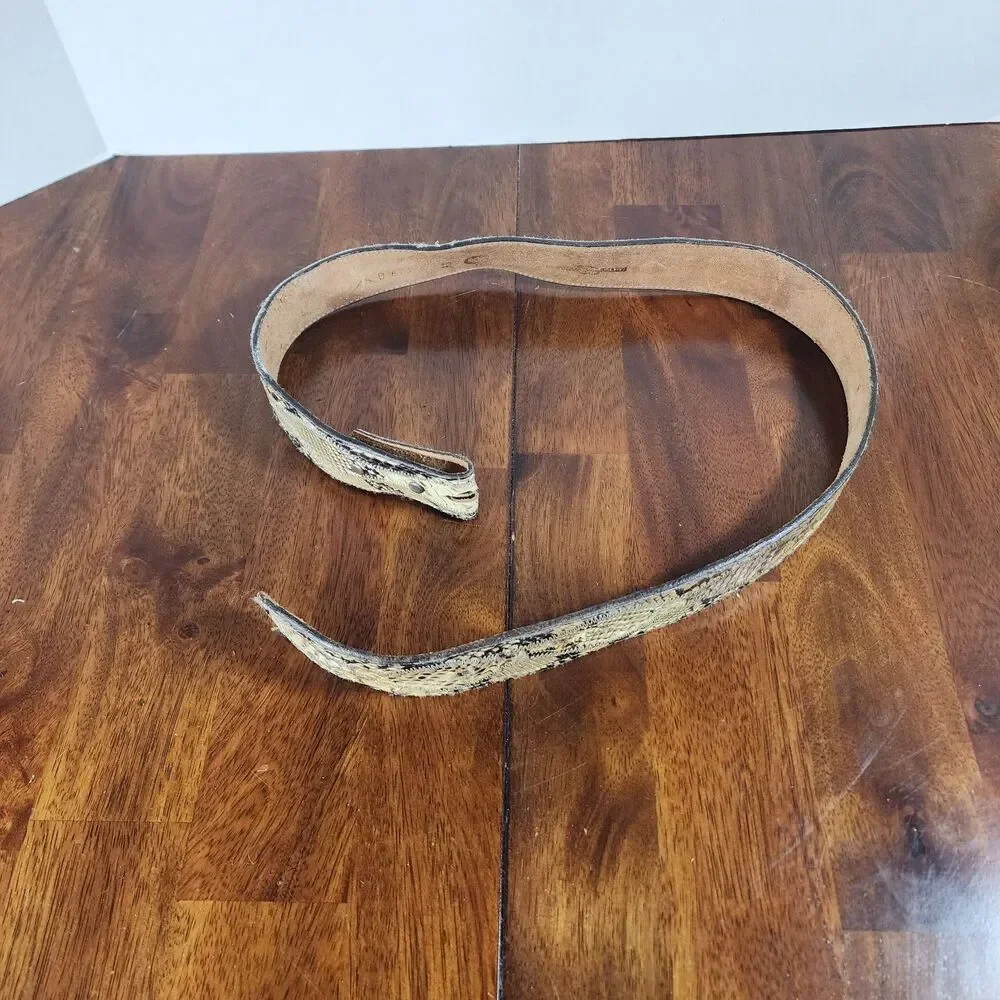 Norcona Belt Genuine Snake without Buckle Size 32